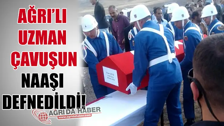 Trafik Kazasında Hayatını Kaybeden Ağrılı Uzman Çavuş Defnedildi!