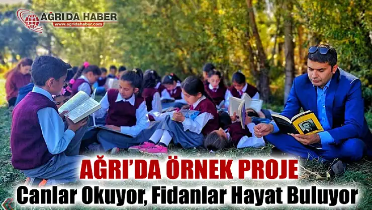 Ağrı'da Öğrenciler Okudukları Her 5 Kitap İçin Bir Ağaç Dikecek