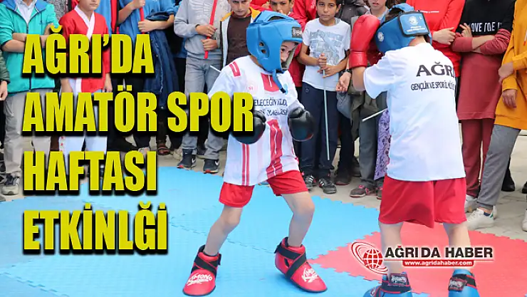 Ağrı'da 'Amatör Spor Haftası' Etkinlikleri Kortej Yürüyüşü ile Başladı