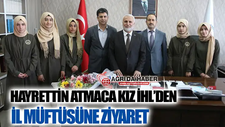 Hayrettin Atmaca İ.H.L. Öğrencilerinden Müftü Topçu'ya Ziyaret