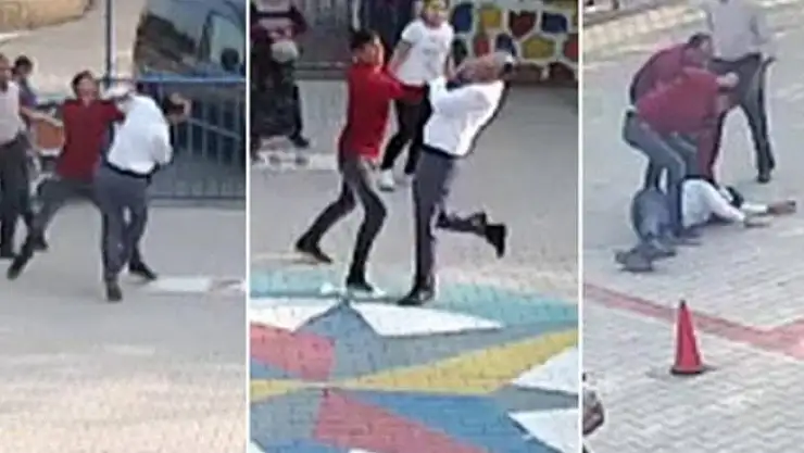 İki Oğluyla Öğretmene Öldüresiye Dayak