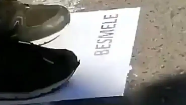 İlkokulda Skandal Görüntüler! Dini Kavramlar Ayaklar Altında!