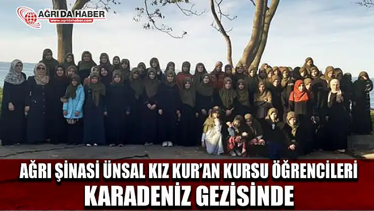 Ağrı Müftülüğünden Hafızlık Eğitimi Gören Öğrencilere Karadeniz Gezisi