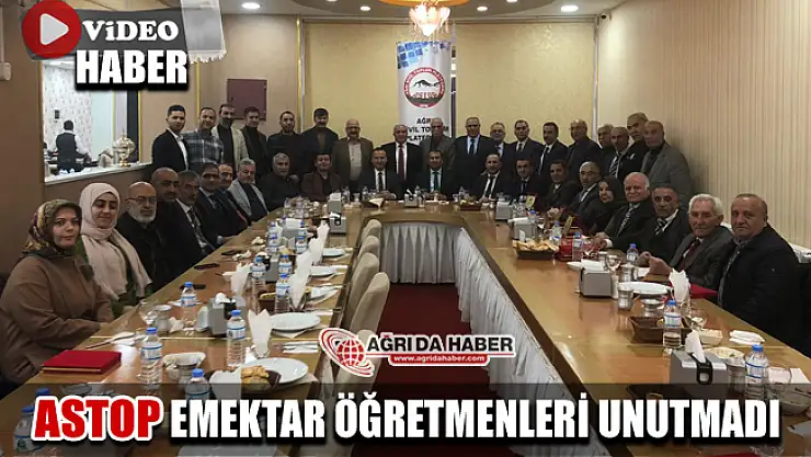 ASTOP 24 Kasım'da Emektar Öğretmenleri Unutmadı