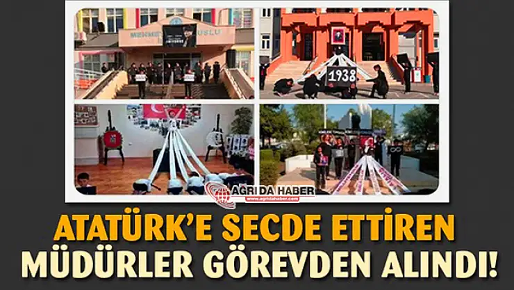 Atatürk'e Secde ettiren O Müdürler Görevden Alındı