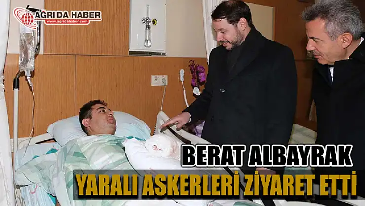 Bakan Berat Albayrak Tutak'taki Çatışmada Yaralanan Askerleri Ziyaret Etti