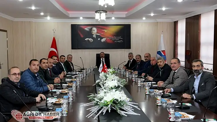 AİÇÜ Rektörü Prof. Dr. KARABULUT, ASTOP Üyelerini Misafir Etti