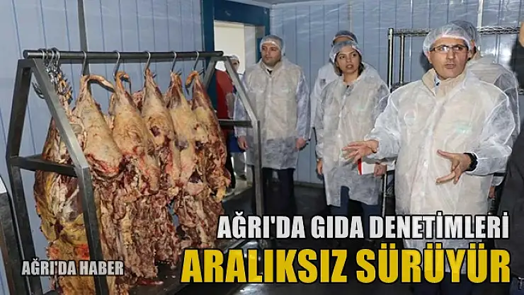 Ağrı'da 396 iş yerinde Gıda Denetimi