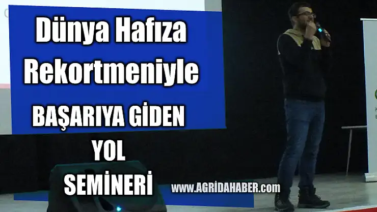 Ağrı Hayrettin Atmaca Kız AİHL'de Başarıya Giden Yol Semineri Gerçekleştirildi