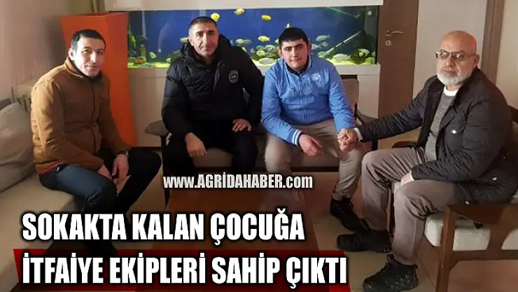 İtfaiye ekipleri sokakta kalan 16 Yaşındaki Çocuğa sahip çıktı