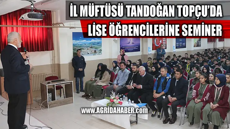 Topçu'dan Lise Öğrencilerine Dünya ve Ahiret Dengesi Semineri