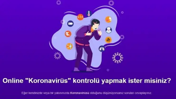 Bakanlık'dan Online Koronavirüs Testi !