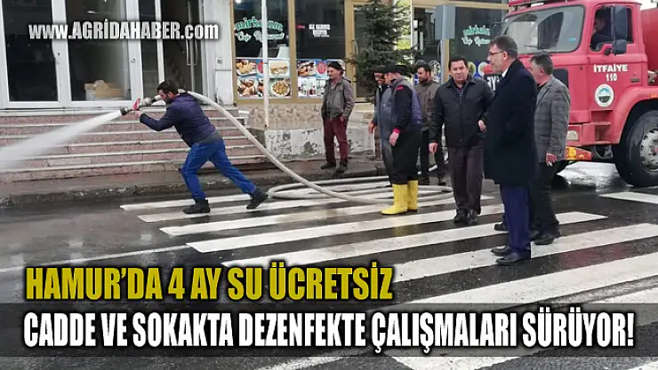Hamur Belediyesi Vatandaştan 4 ay su ücreti almayacak