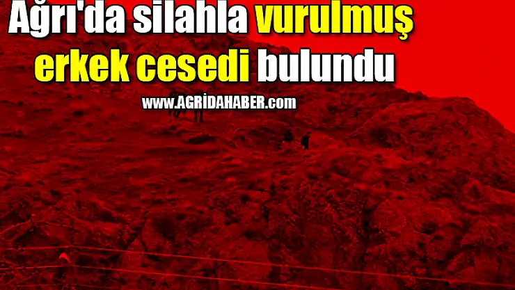 Ağrı'da Silahla Vurulan Bir Ceset Bulundu!