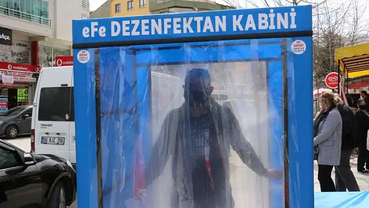 Vatandaş Dezenfeksiyon tünelleri için sıraya girdi!