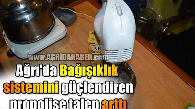 Ağrı'da Bağışıklık sistemini güçlendiren propolise talep arttı