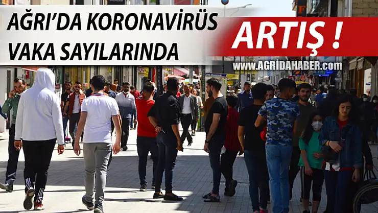 Ağrı'da Koronavirüs Vaka Sayısısında artış! İşte Son Rakamlar