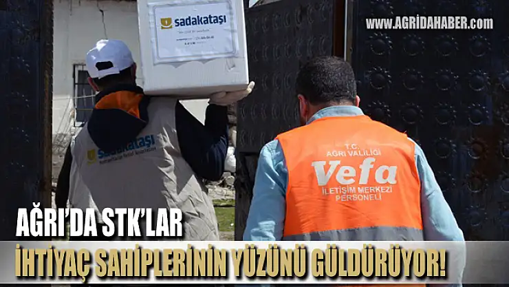 Ağrı'da STK'lar Vefa Grubu ile ulaşmadık ev bırakmıyor