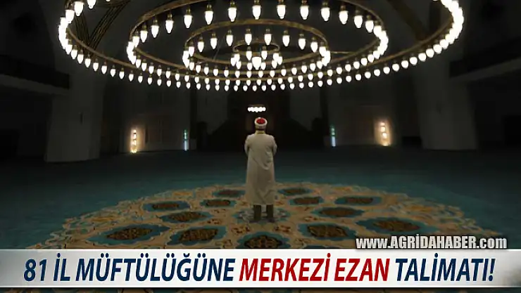 Diyanet İşleri Başkanlığından Merkezi Ezan Sistemi için talimat!