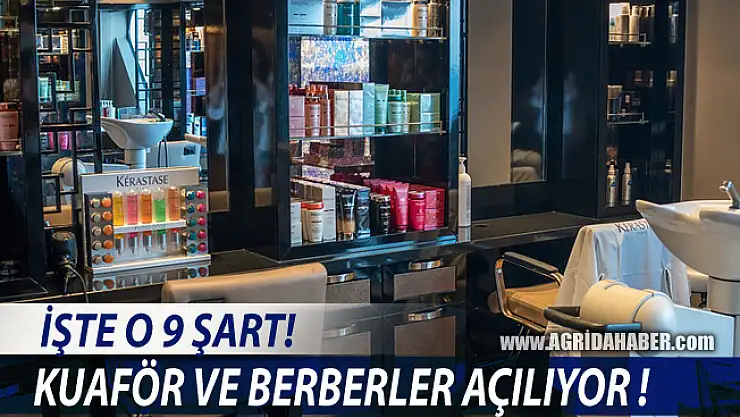 Kuaför ve Berberlerde uygulanacak 9 ana tedbir açıklandı!