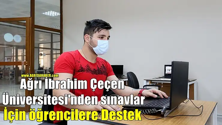 AİÇÜ'den sınavlar için bilgisayar laboratuvarları hazırlandı