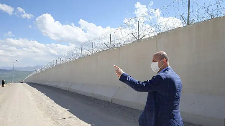Süleyman Soylu Ağrı-İran sınırını İnceledi