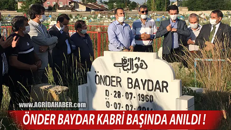 Ağrı'da Spor Camiası Önder Baydar'ı Unutmadı