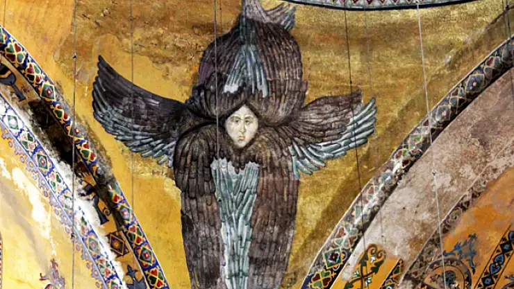 Ayasofya'daki Çizimler Lazer Işık ile Kapatılacak