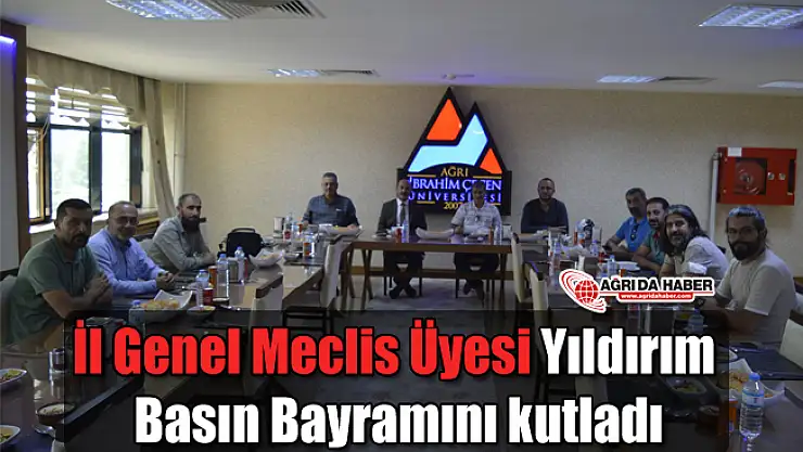 İl Genel Meclis Üyesi Yıldırım Basın Bayramını kutladı