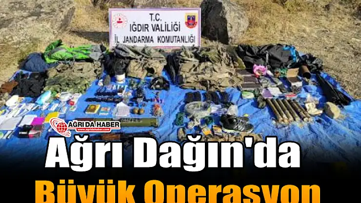 Ağrı Dağın'da Büyük Operasyon