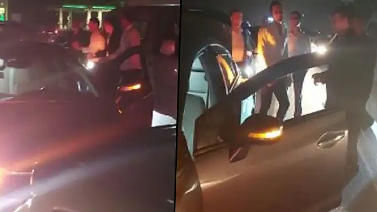 Kaza Olan Yolda Halay Çektiler
