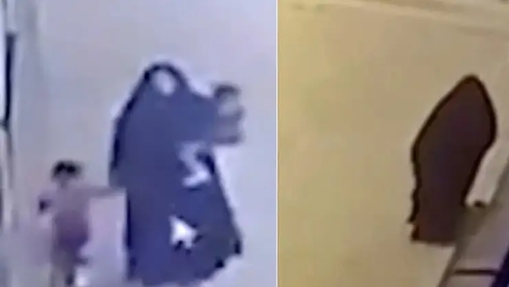 Yürek Burkan Görüntü! 2 Çocuğunu Nehre Attı
