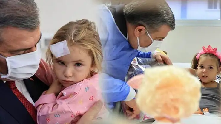 Fahrettin Koca'dan Ayda ve Elif'e Ziyaret