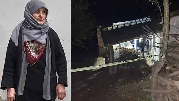 Ölü bulunan Yaşlı Kadın Domuz Bağı İle öldürülmüş