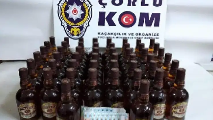 1,5 Ton Kaçak İçki Ele Geçirildi