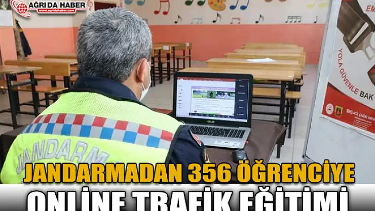 Jandarma Ağrı'da 356 Öğrenciye Trafik Eğitimi Verdi