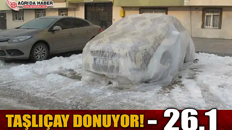 Taşlıçay Eksi 26.1 Dereceyle Dondu!