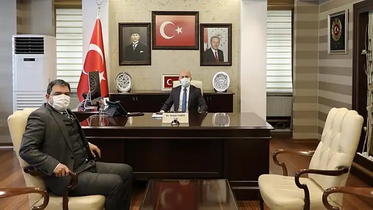 Kaymakam&nbspAlper Balcı'dan Vali Varol'a ziyaret
