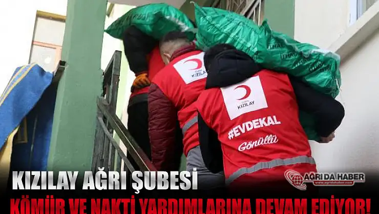 Kızılay Ağrı İle Gönüller Isınmaya Devam Ediyor
