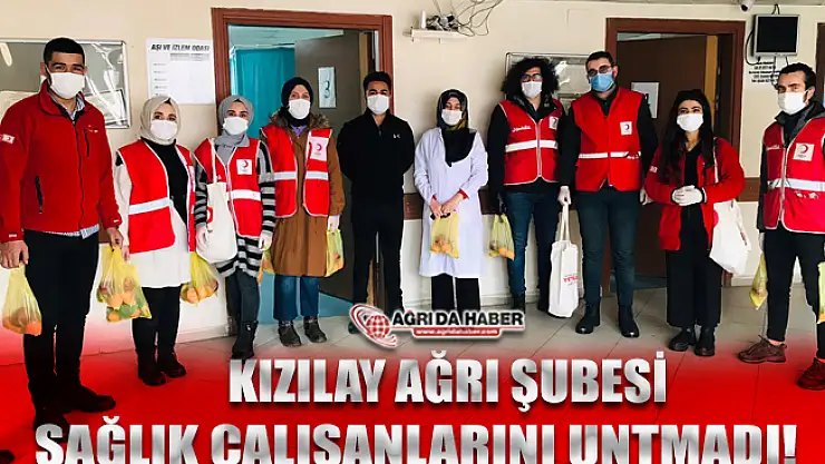 Kızılay Ağrı Şubesinden Sağlık Çalışanlarına Moral Ziyareti