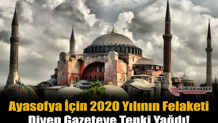 Sözcü'nün Ayasofya karşıtı haberine tepki yağdı