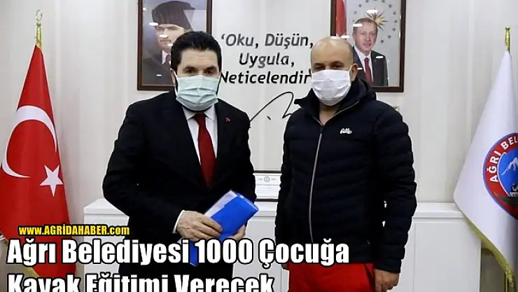 Ağrı Belediyesi 1000 Çocuğa Kayak Eğitimi Verecek