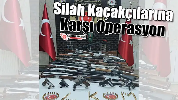 Ağrı'da Silah Kaçakçılığı Operasyonu!