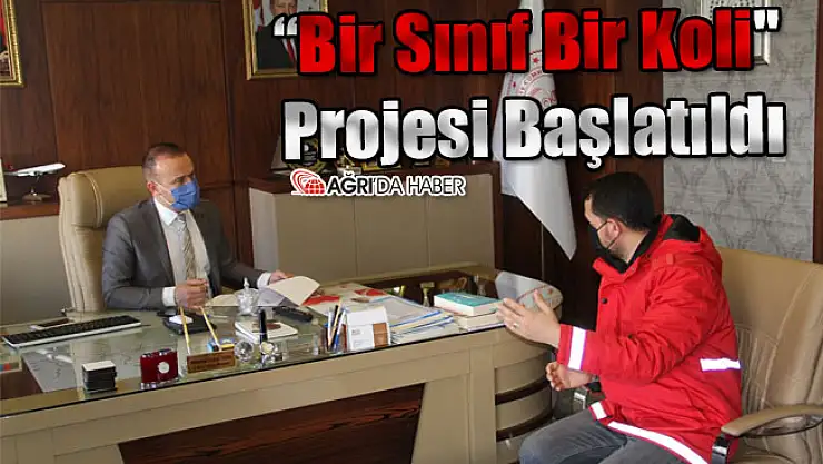 Ağrı'da 'Bir Sınıf Bir Koli' Projesi Başlatıldı