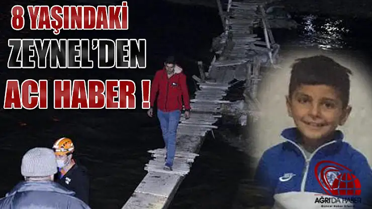 Ağrı'da Kaybolan 8 Yaşındaki Zeynel Ölü Bulundu