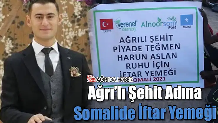 Ağrılı Şehidin Adına Somali'de İftar