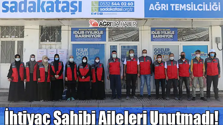 Sadakataşı Derneği'nden Ağrı'da İhtiyaç Sahibi Ailelere Yardım