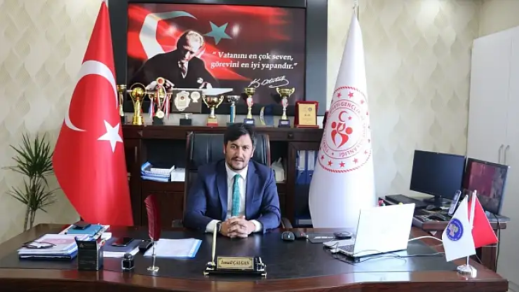 Ağrı Gençlik ve Spor İl Müdürü Çalgan'dan Gençlik ve Spor Bayramı Mesajı