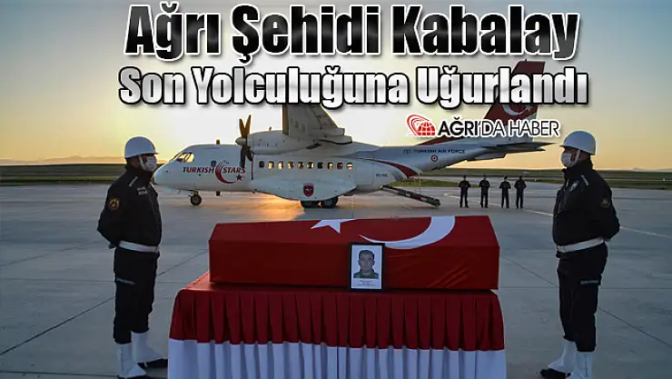 Ağrı Şehidi Son Yolculuğuna Uğurlandı