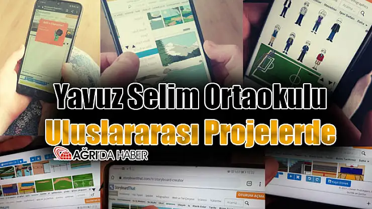 Ağrı Yavuz Selim Ortaokulu Uluslararası Projelerde
